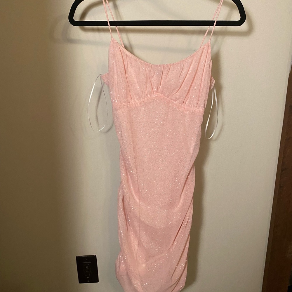 Pink sparkly Windsor dress